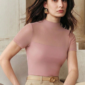 Camiseta rosa bebê Anewsta