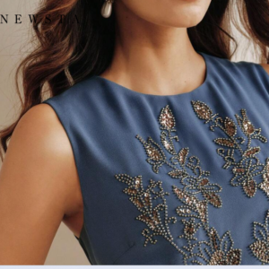 Vestido elegante Bordado